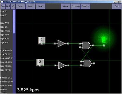 Logic gates and LEDs go together like chocolate and peanut butter.